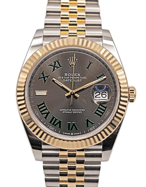 rolex datejust 41 yellow